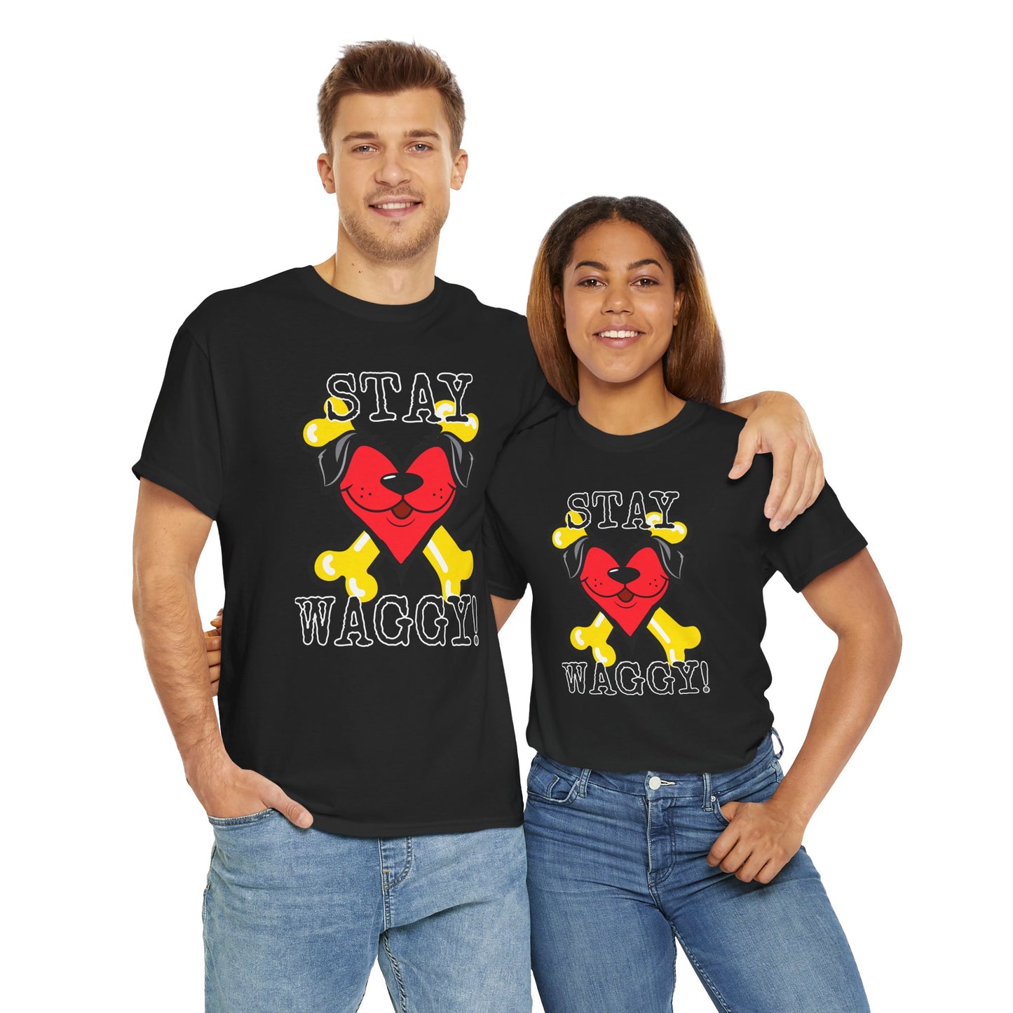 Stay Waggy! Logo T-Shirt for Dog Lovers