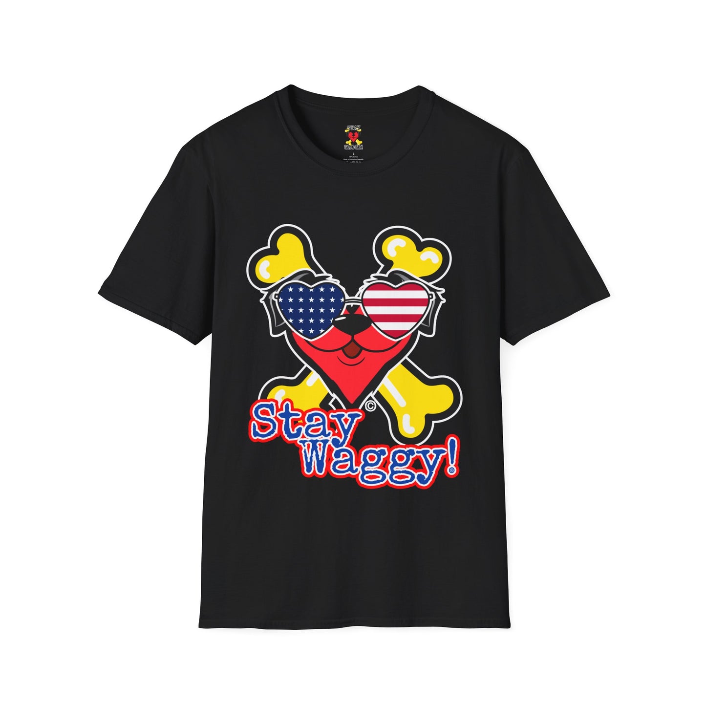 Patriotic Dog Lover Tee - Stay Waggy!