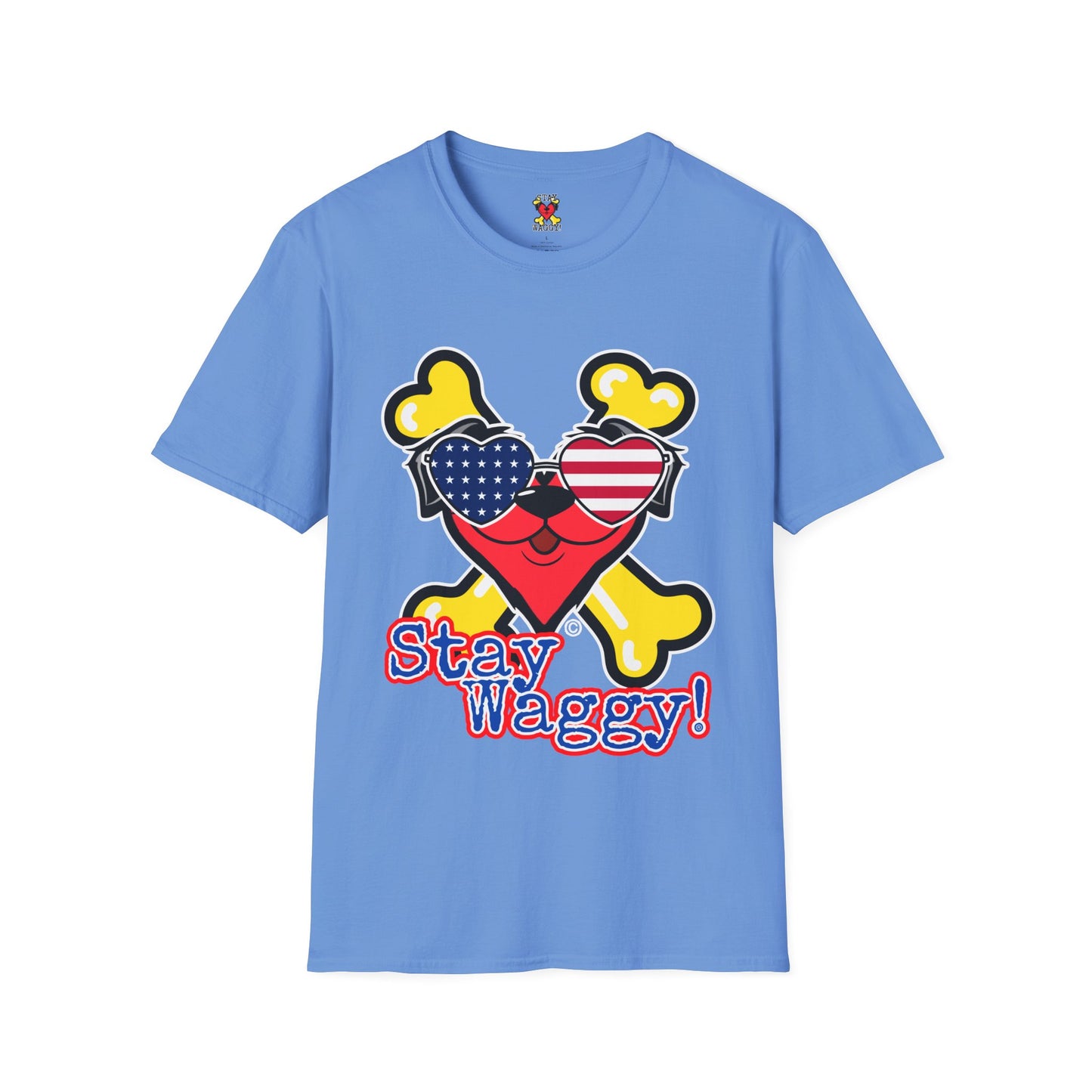Patriotic Dog Lover Tee - Stay Waggy!