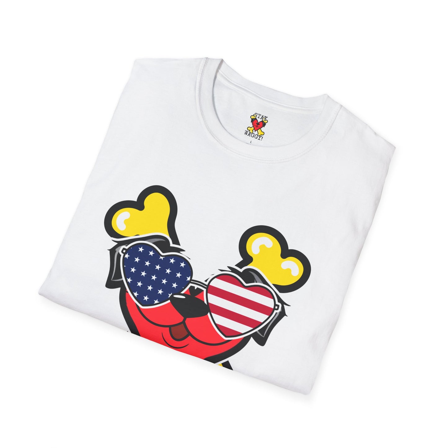 Patriotic Dog Lover Tee - Stay Waggy!