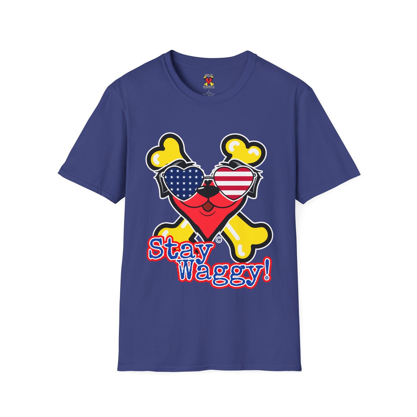 Patriotic Dog Lover Tee - Stay Waggy!
