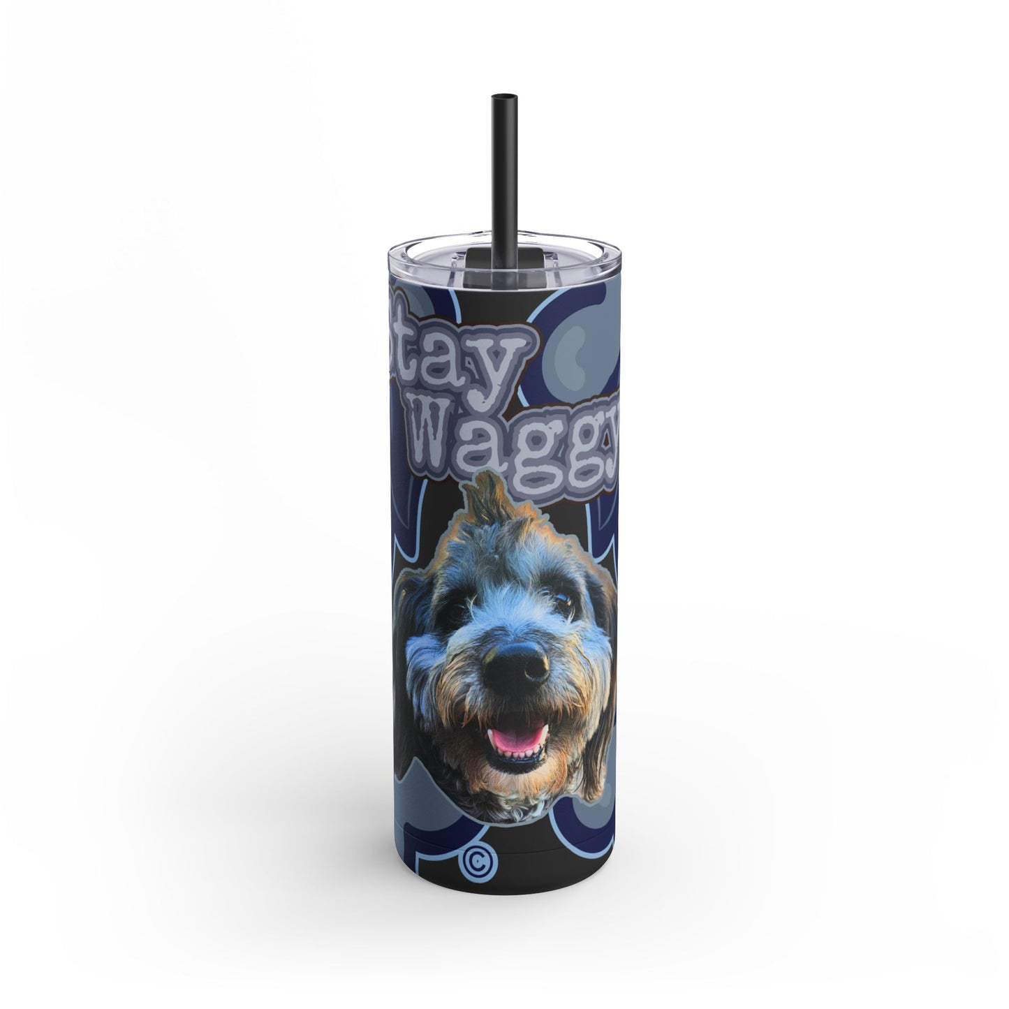 Cute Doodle Tumbler - Stay Waggy!