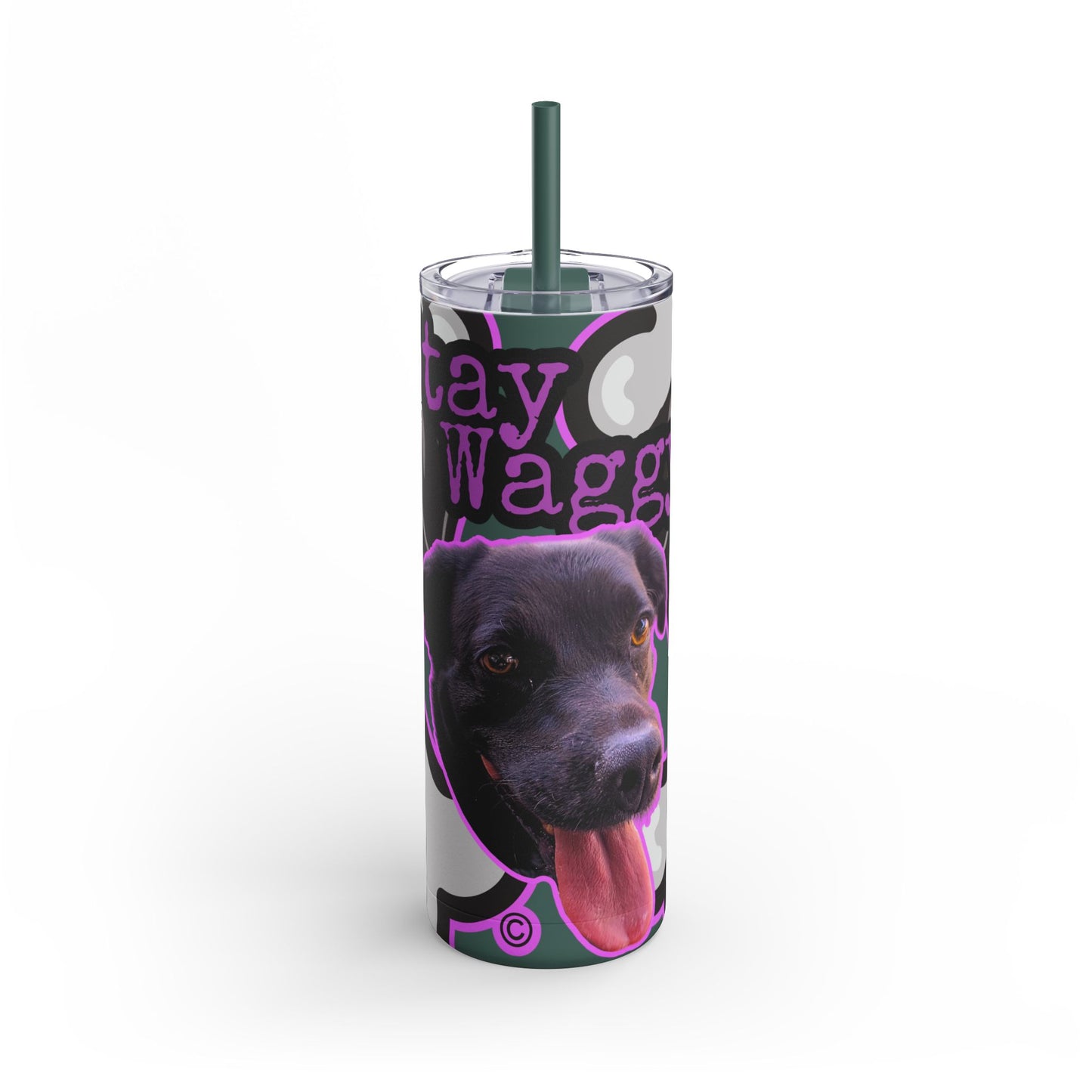 Cute Lab Mix Tumbler/ Mug - Stay Waggy!