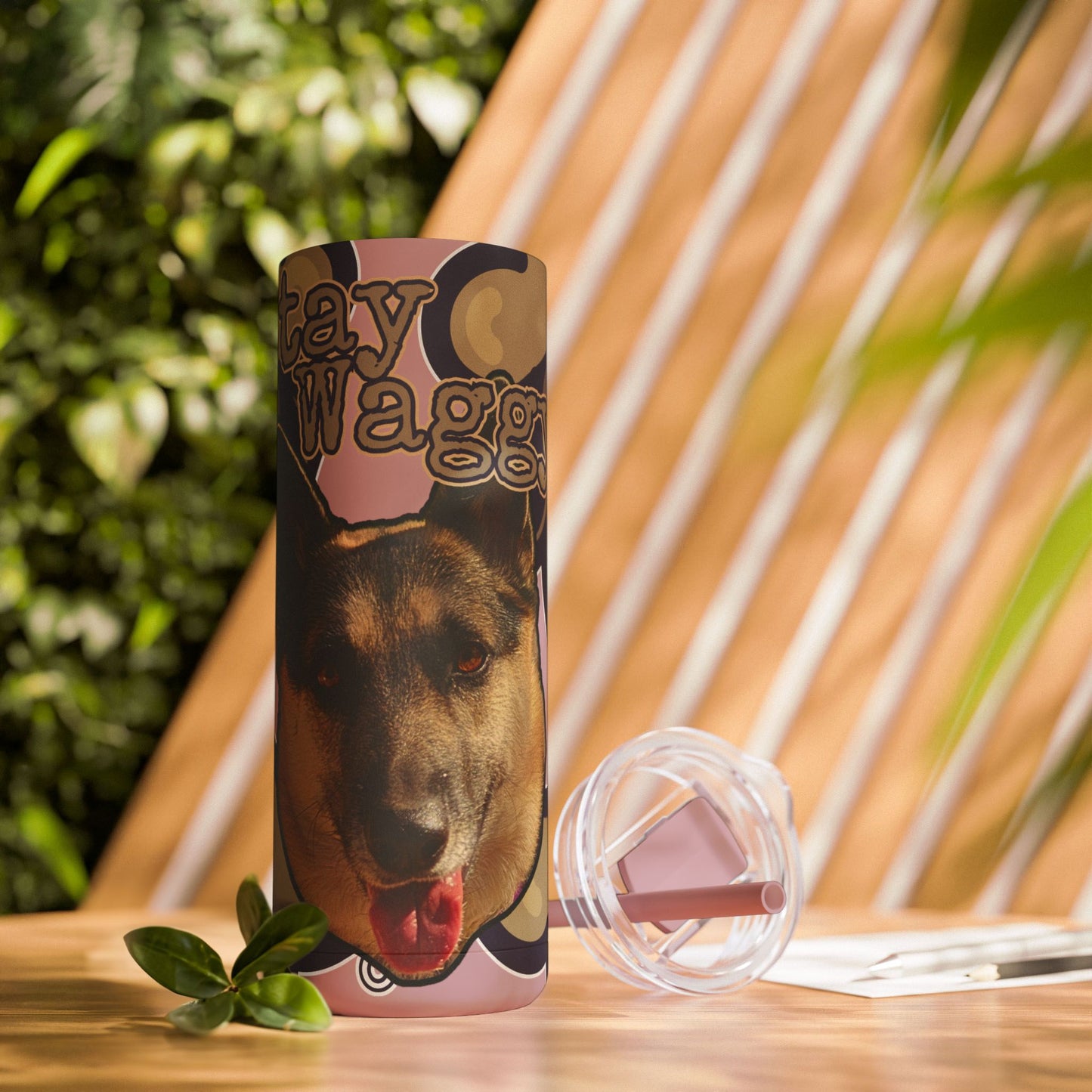 German Shepherd Husky Mix Tumbler- Stay Waggy!