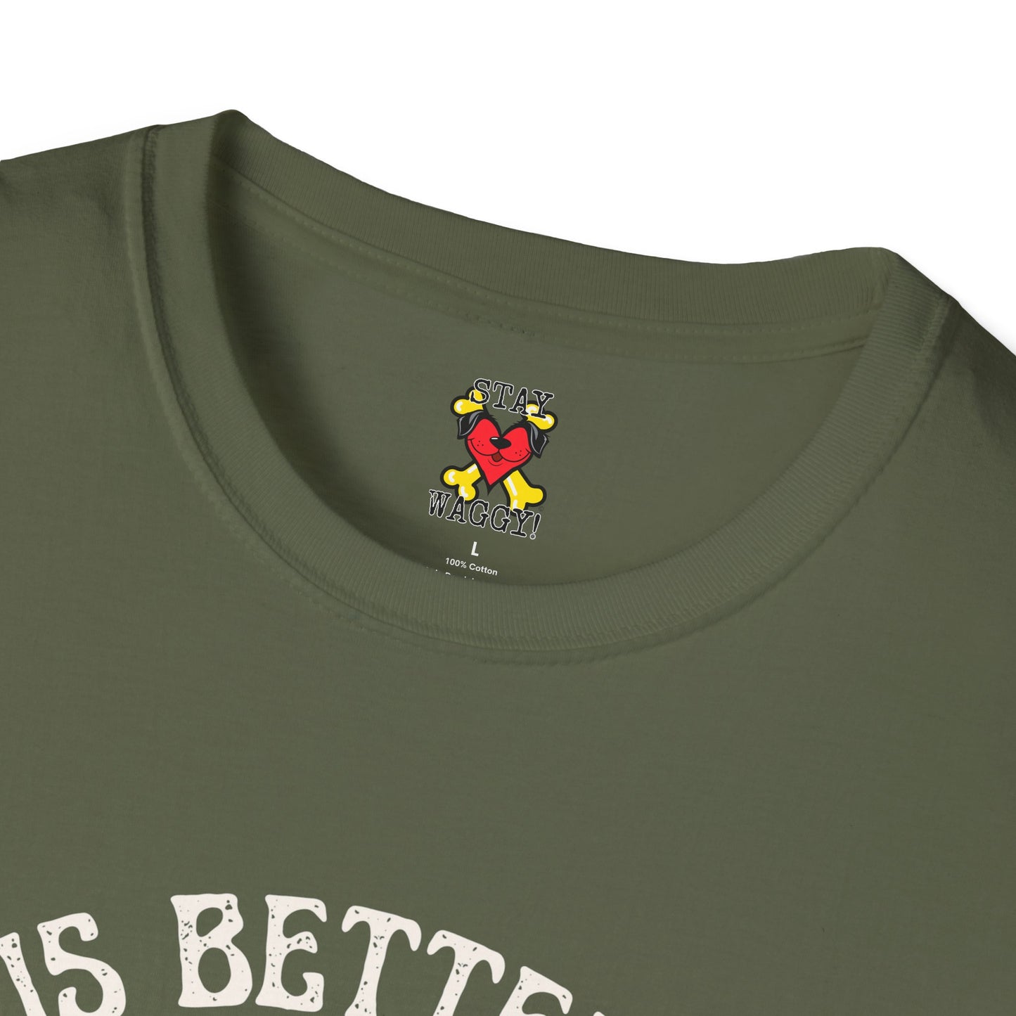 Camping is better with my Dog T-Shirt - Stay Waggy!