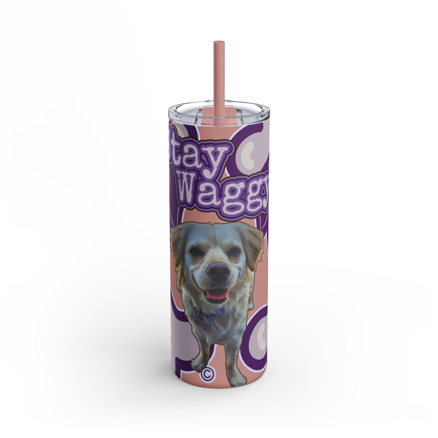 Stay Waggy! Super Cute Rescue Pup Tumbler