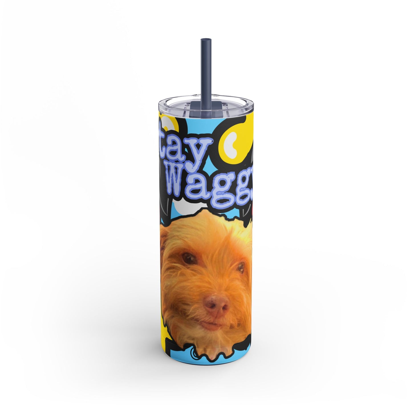 Yorkie Tumbler/Mug - Stay Waggy!