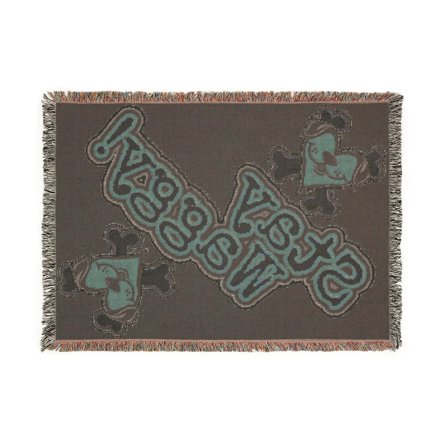 Woven Blanket For Dog Lovers - Stay Waggy!