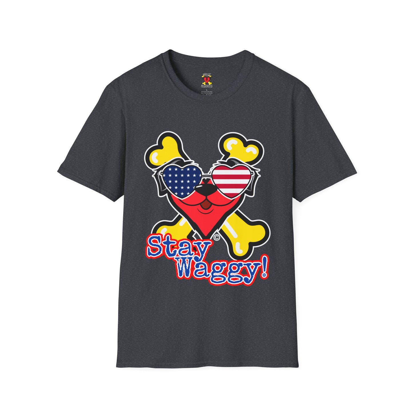 Patriotic Dog Lover Tee - Stay Waggy!