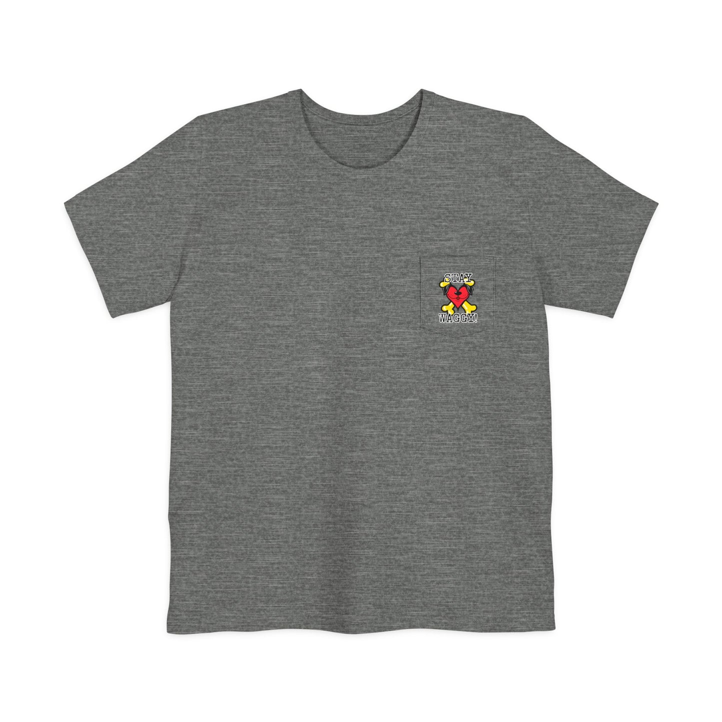 Stay Waggy! Logo Pocket T-shirt