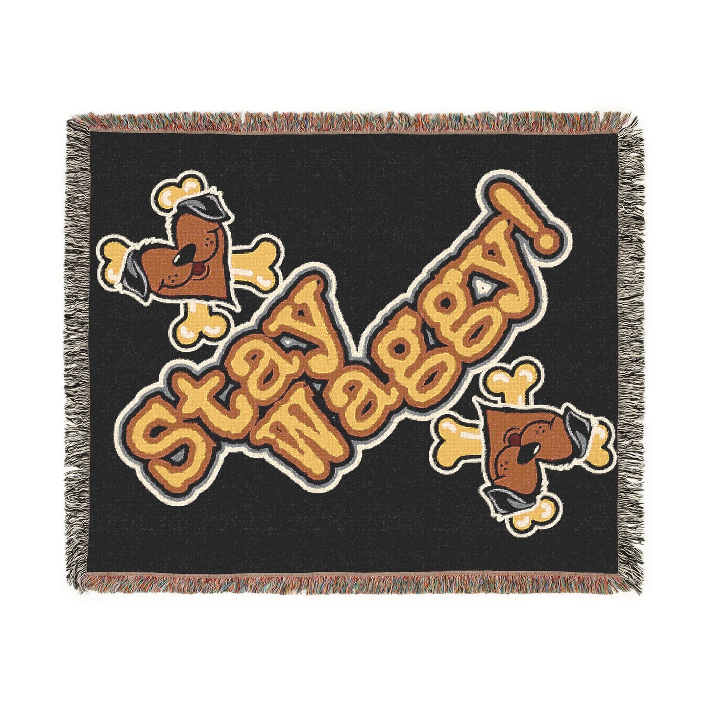Woven Blanket For Dog Lovers - Stay Waggy!