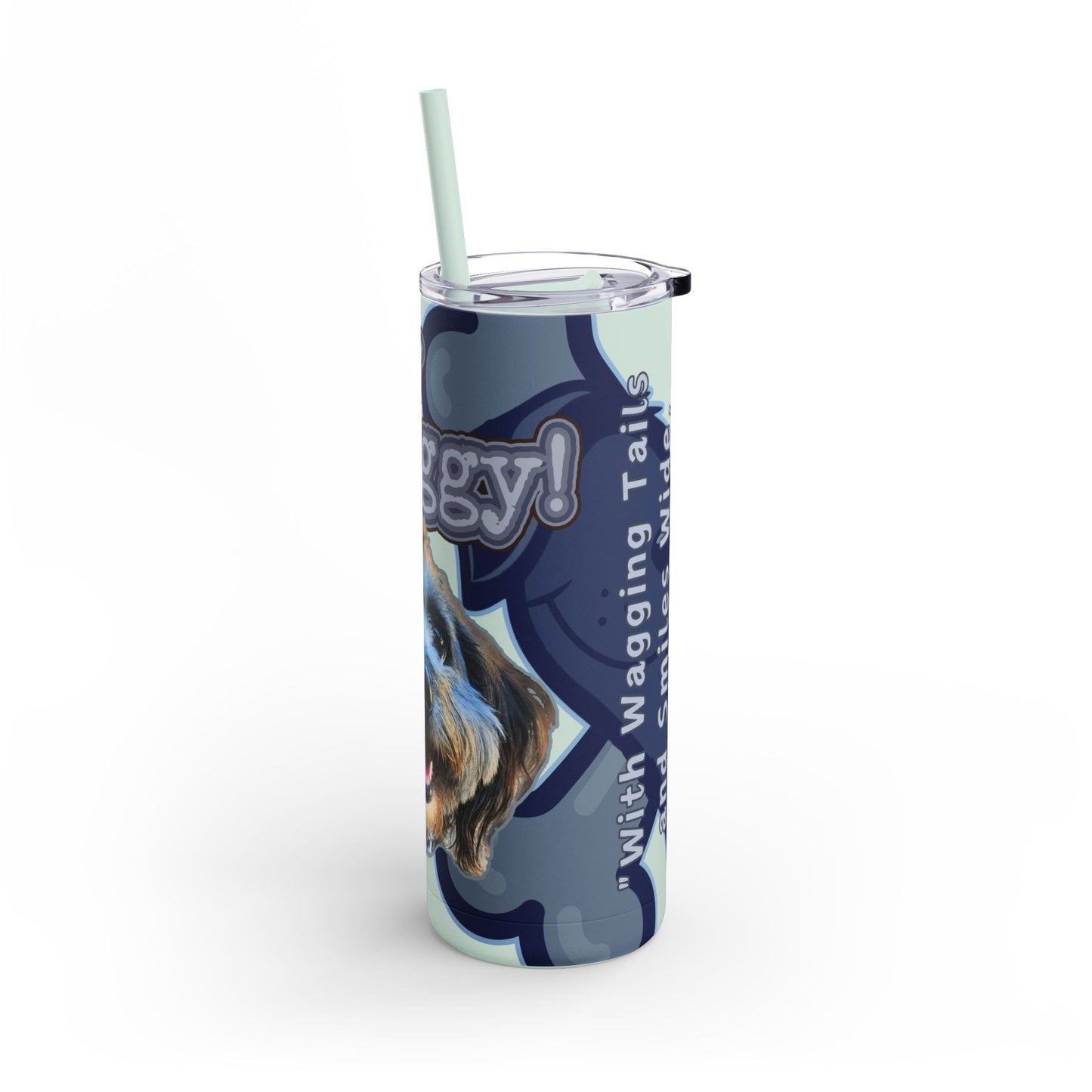 Cute Doodle Tumbler - Stay Waggy!