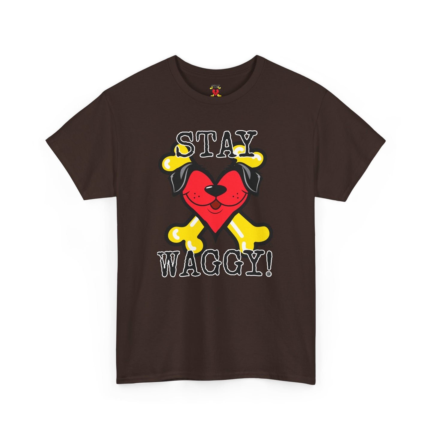 Stay Waggy! Logo T-Shirt for Dog Lovers