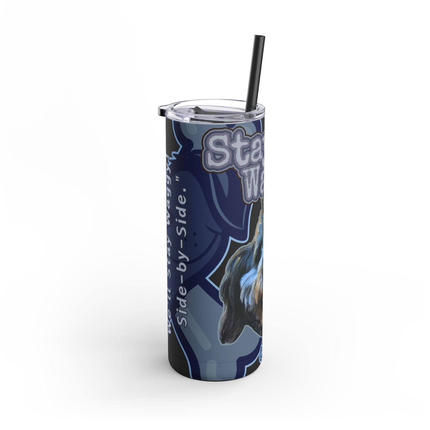 Cute Doodle Tumbler - Stay Waggy!