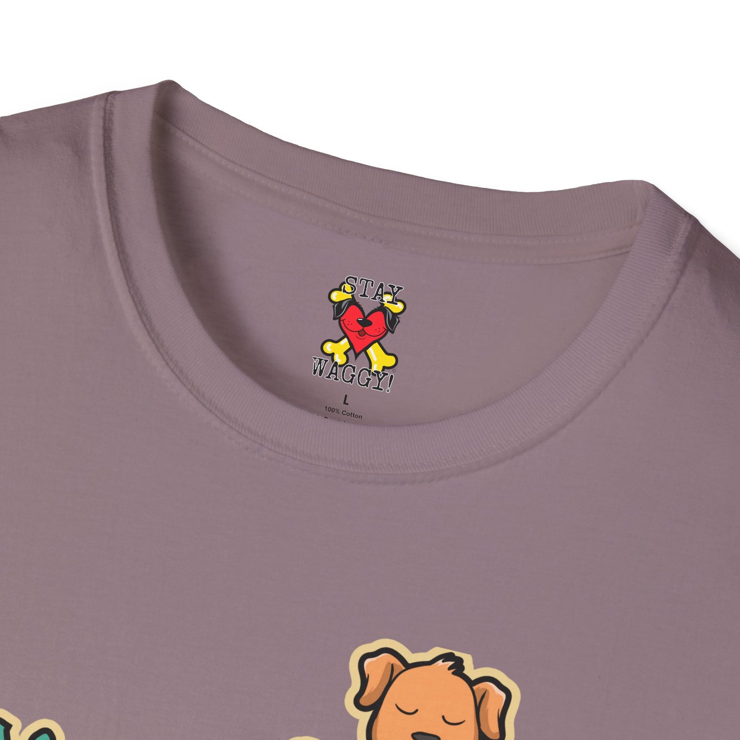 Zen Dog Funny Unisex T-Shirt - Stay Waggy!
