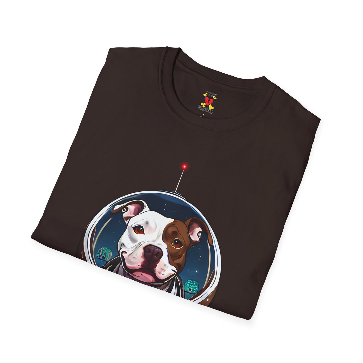 Playful Space Pitty T-Shirt - Stay Waggy!