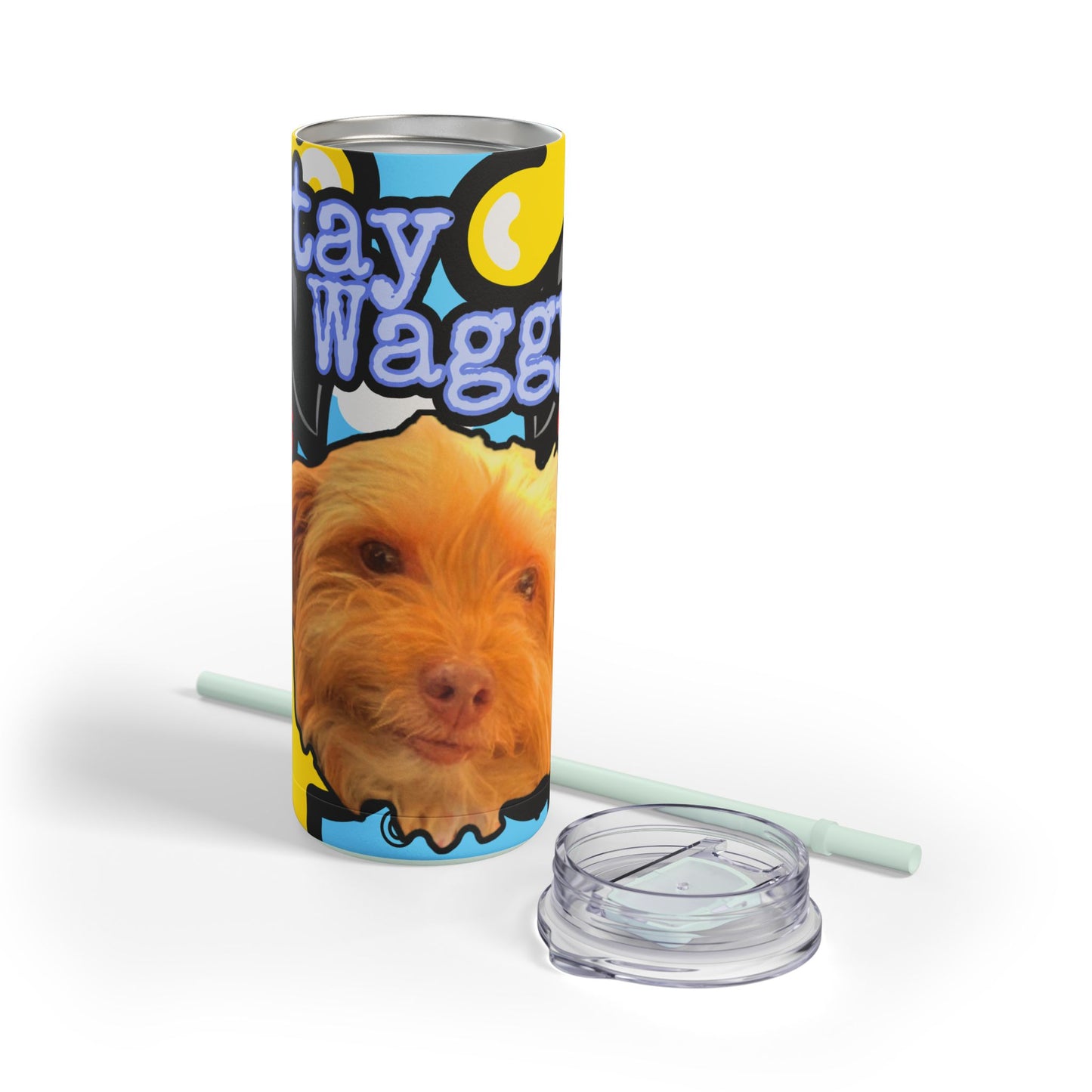 Yorkie Tumbler/Mug - Stay Waggy!