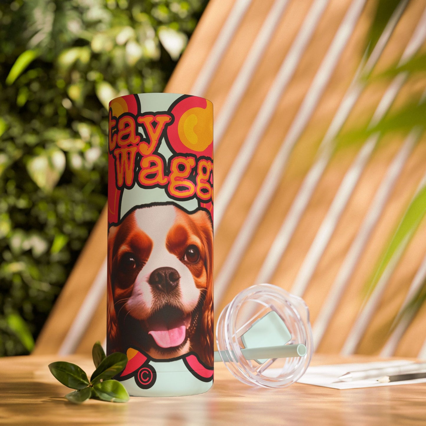 King Charles Spaniel Tumbler/Mug- Stay Waggy!