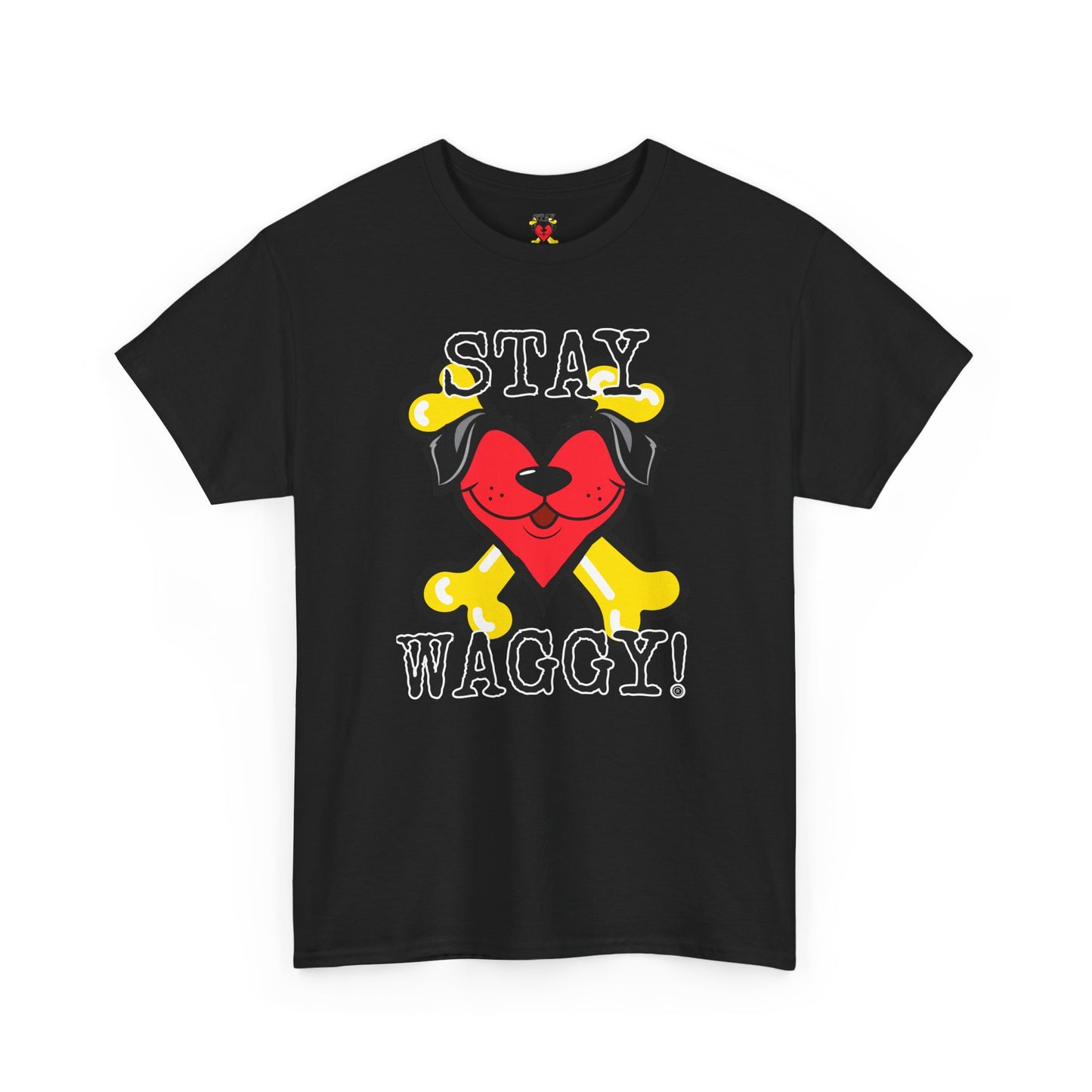 Stay Waggy! Logo T-Shirt for Dog Lovers