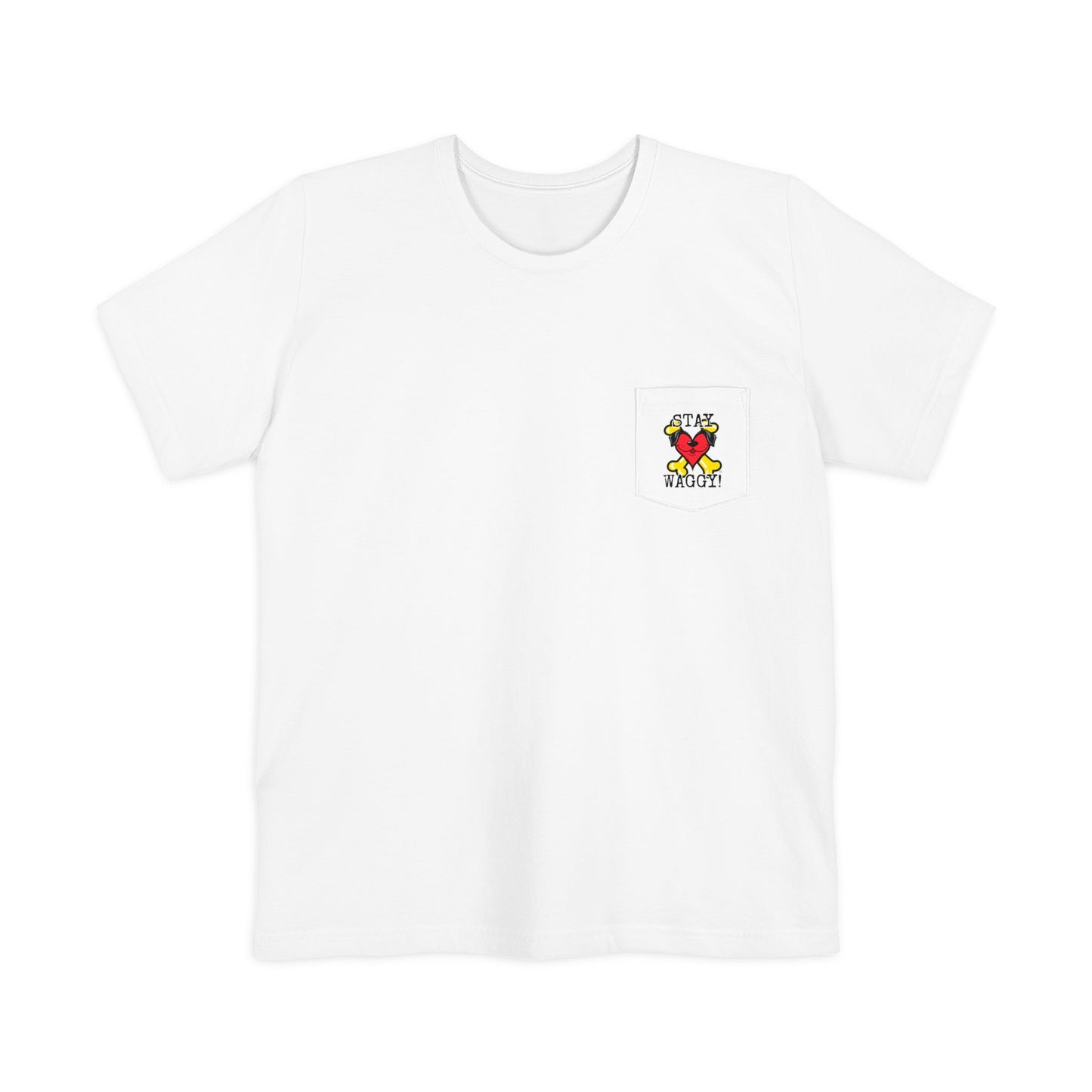 Stay Waggy! Logo Pocket T-shirt