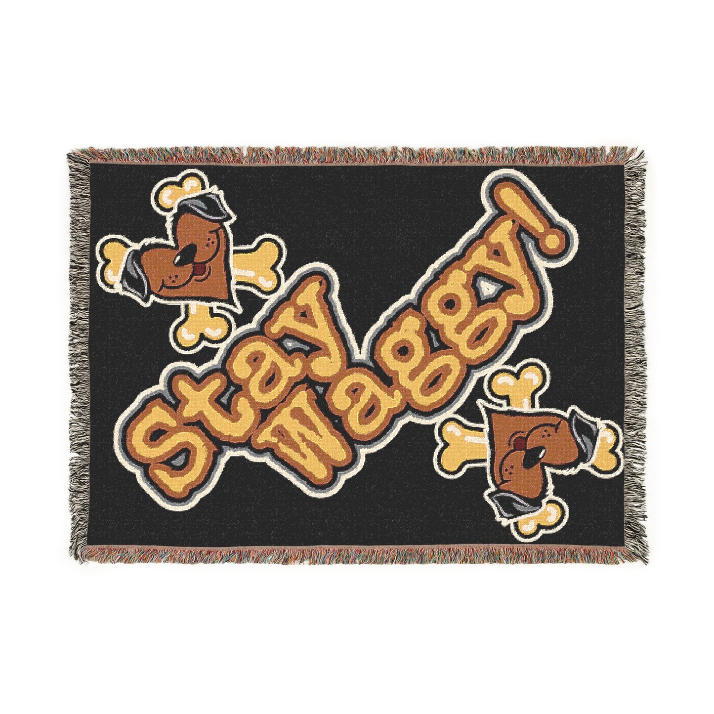Woven Blanket For Dog Lovers - Stay Waggy!