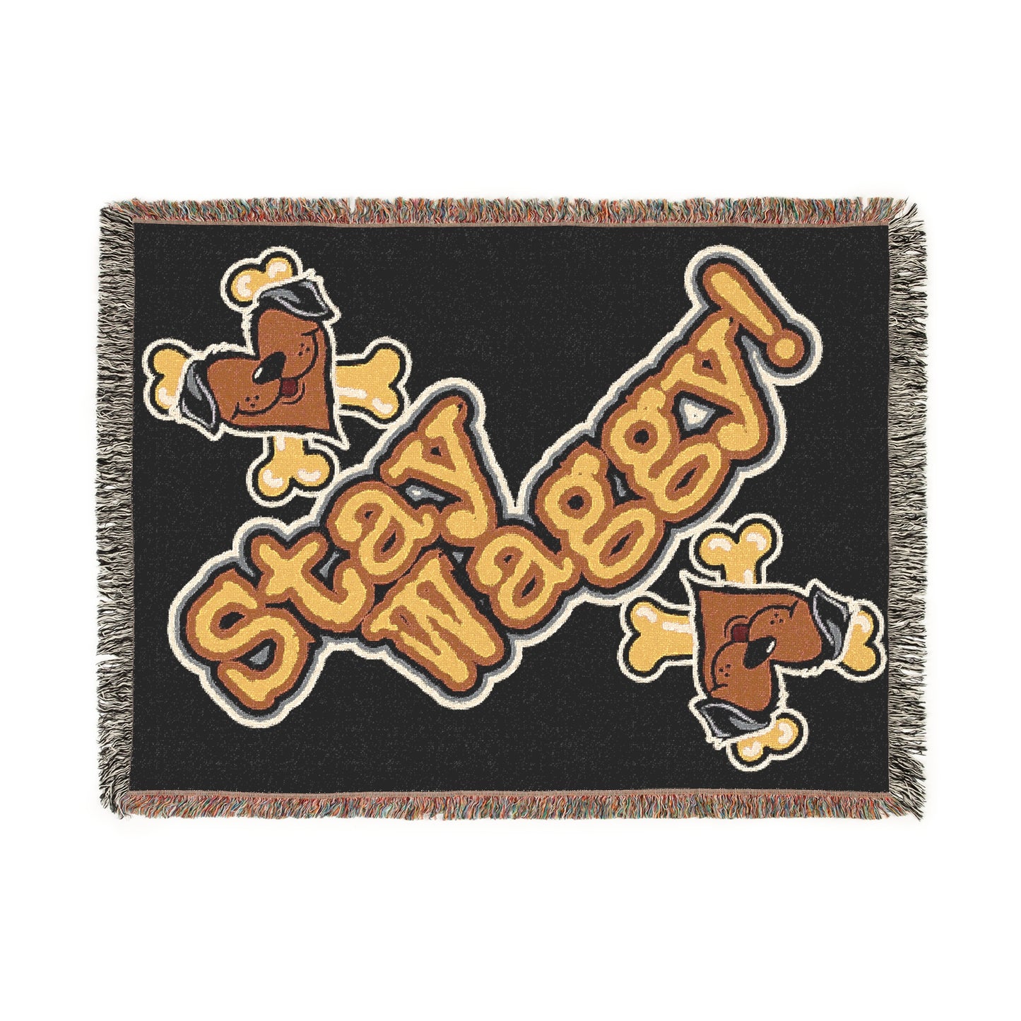 Woven Blanket For Dog Lovers - Stay Waggy!