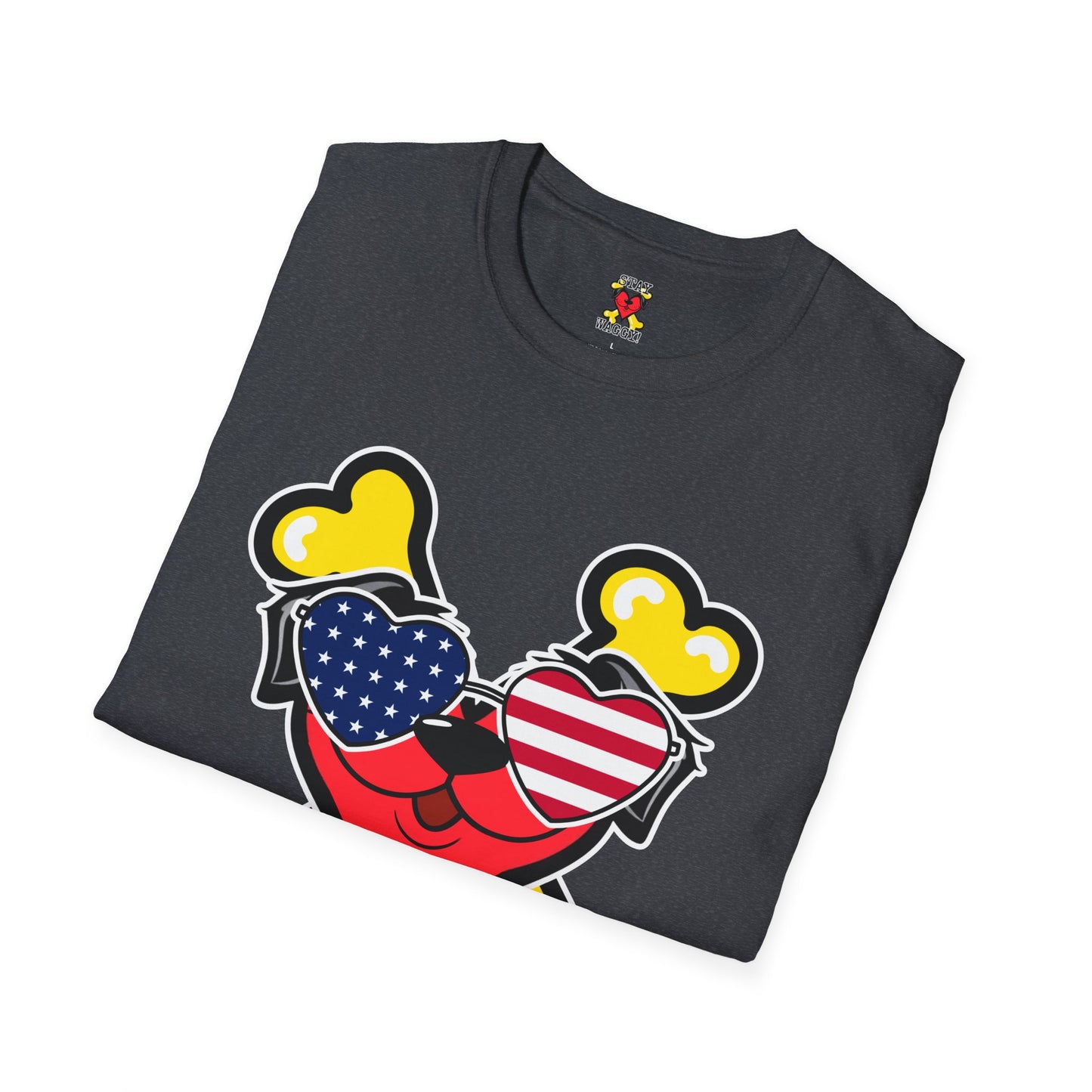 Patriotic Dog Lover Tee - Stay Waggy!