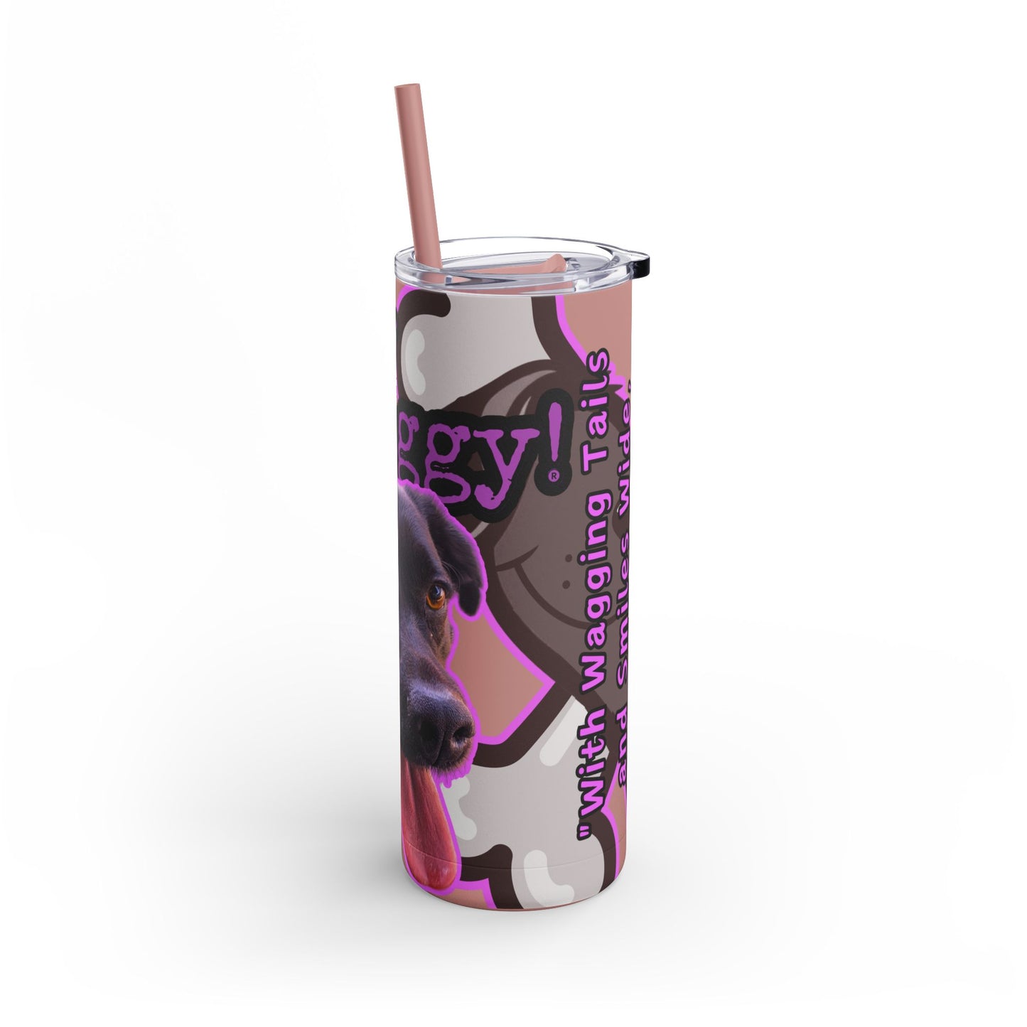 Cute Lab Mix Tumbler/ Mug - Stay Waggy!
