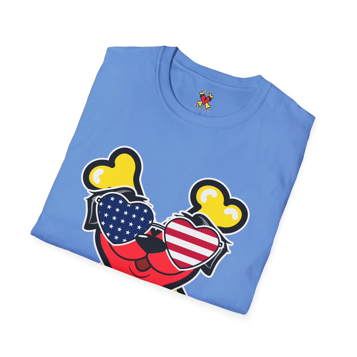 Patriotic Dog Lover Tee - Stay Waggy!