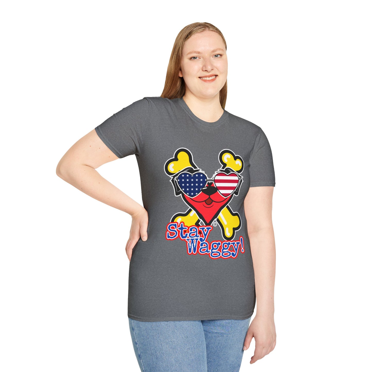 Patriotic Dog Lover Tee - Stay Waggy!