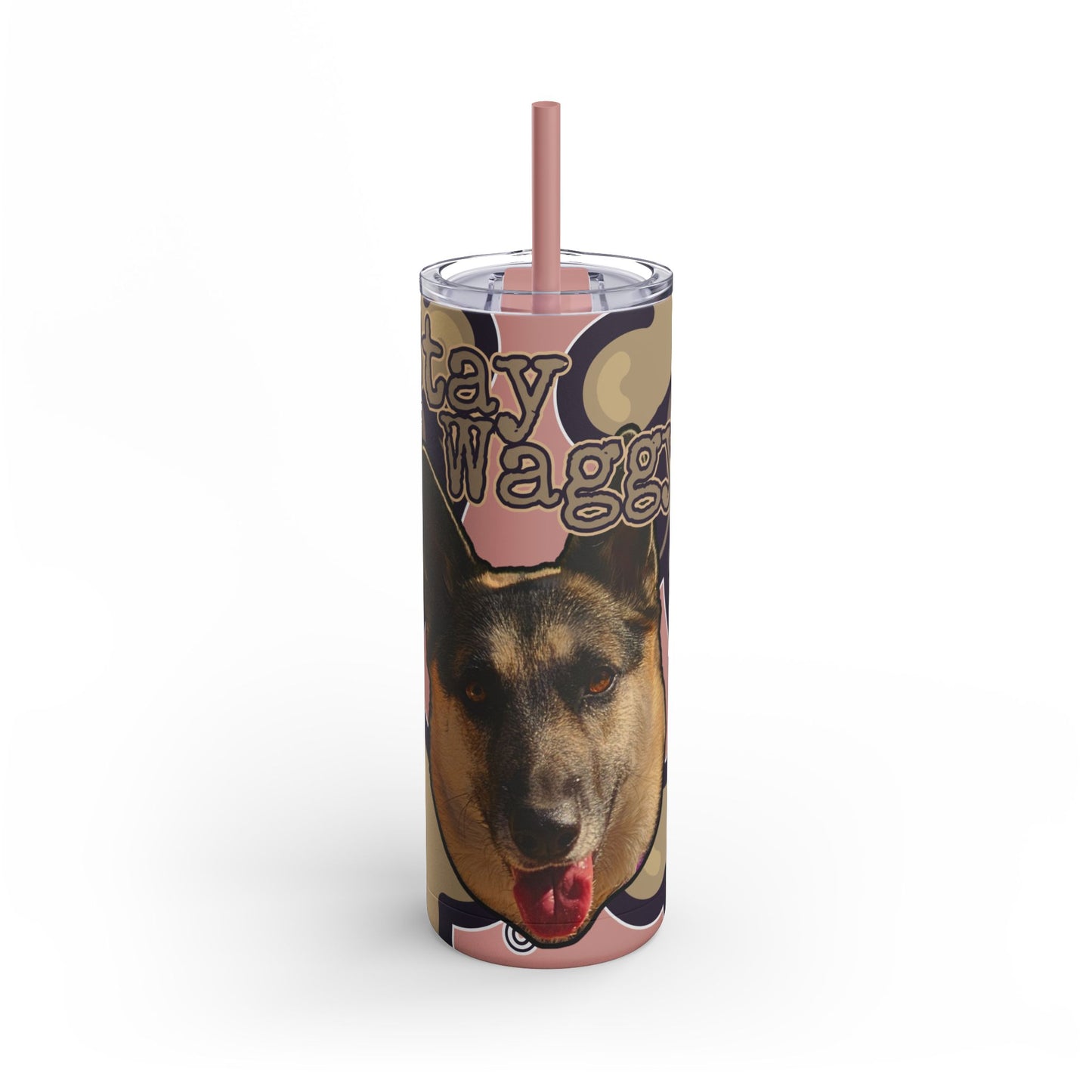 German Shepherd Husky Mix Tumbler- Stay Waggy!