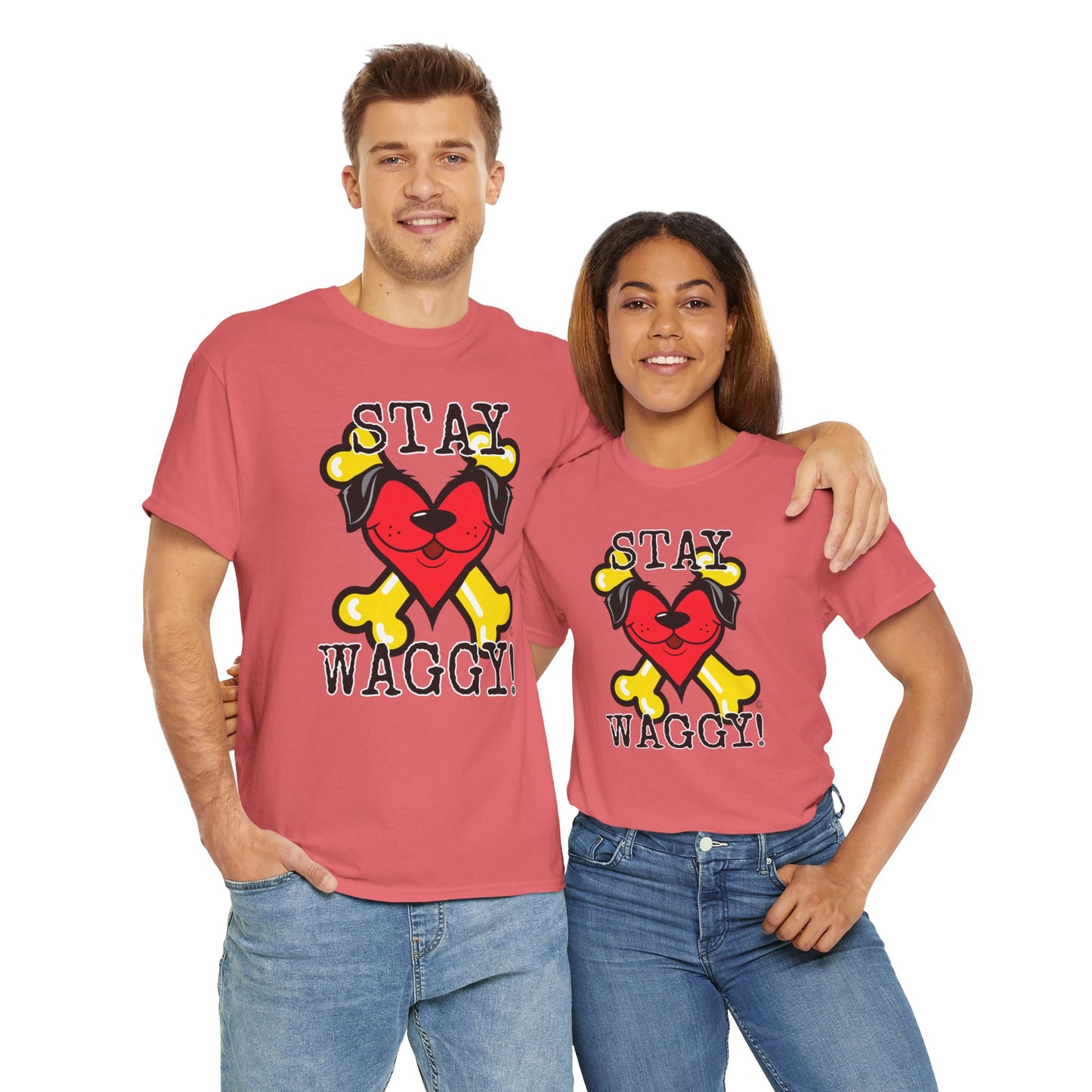 Stay Waggy! Logo T-Shirt for Dog Lovers