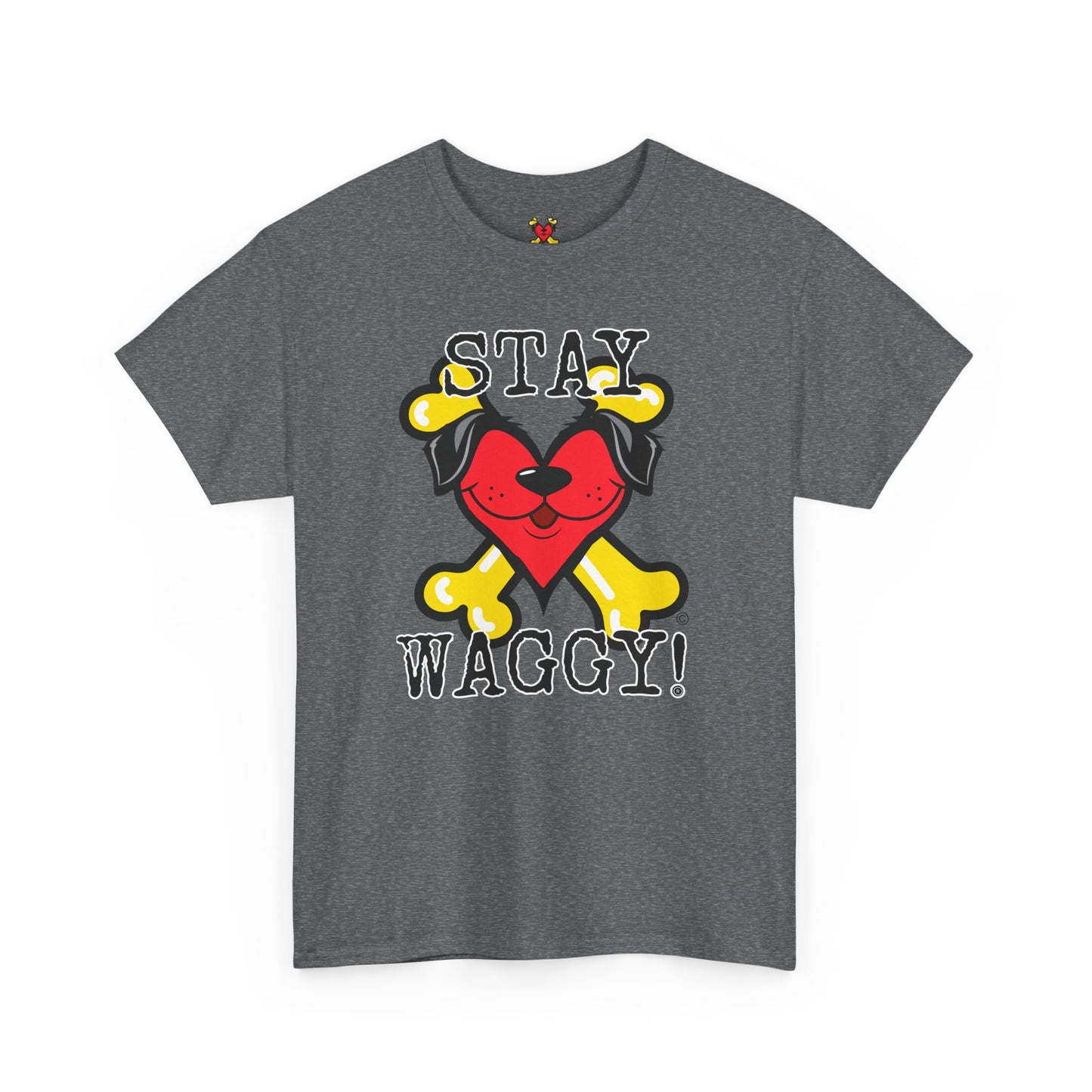 Stay Waggy! Logo T-Shirt for Dog Lovers