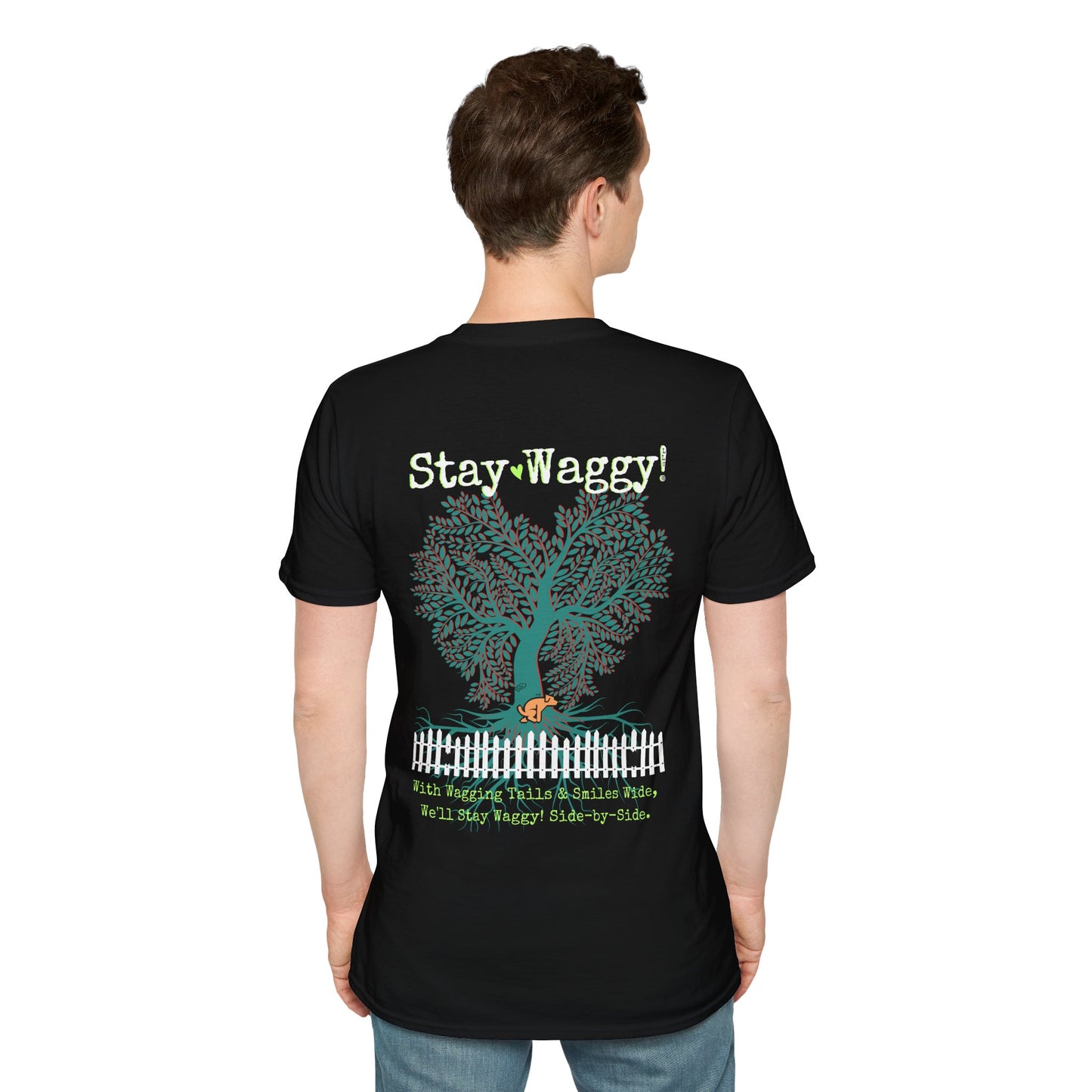 Funny Tree of Life Unisex T-Shirt - Stay Waggy!