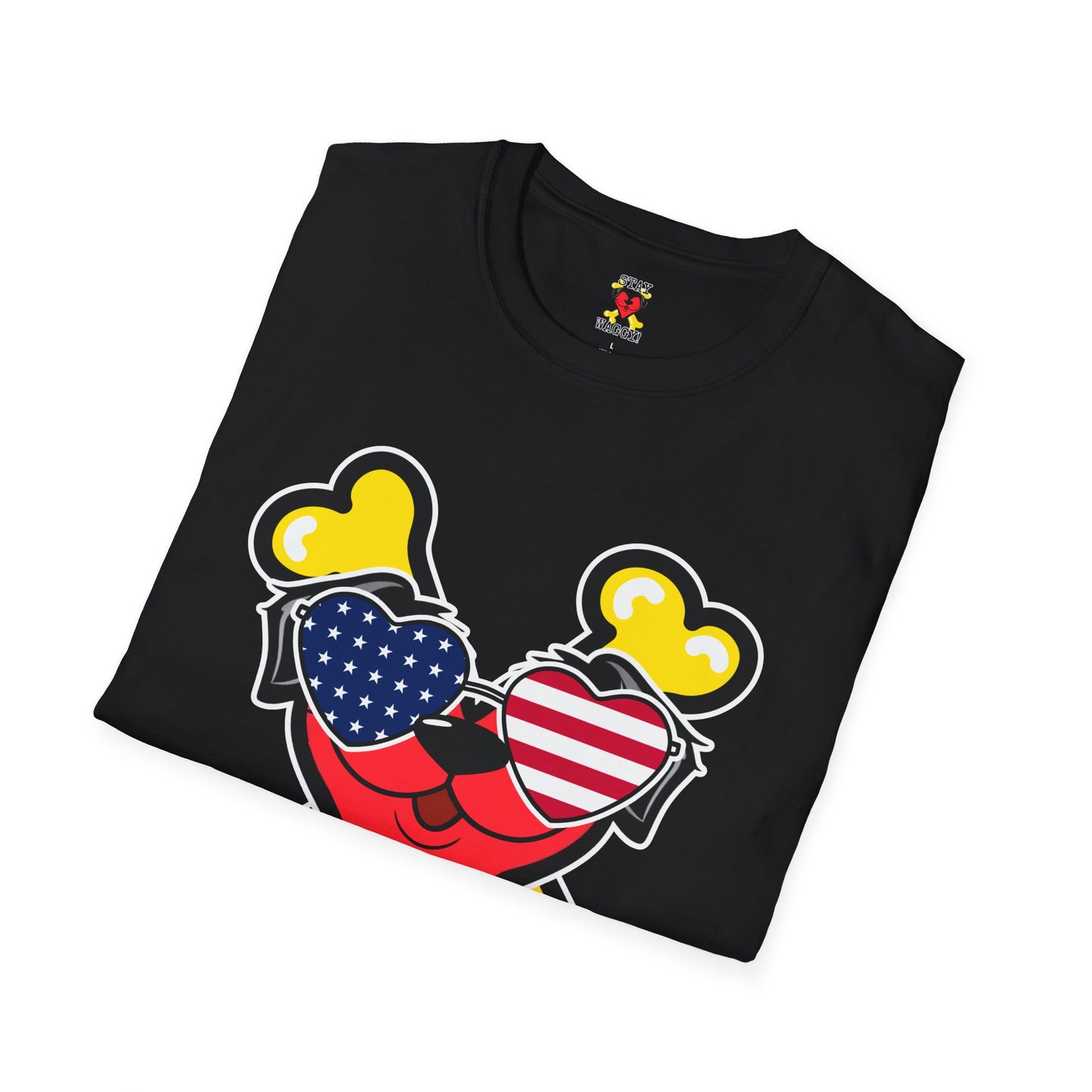 Patriotic Dog Lover Tee - Stay Waggy!