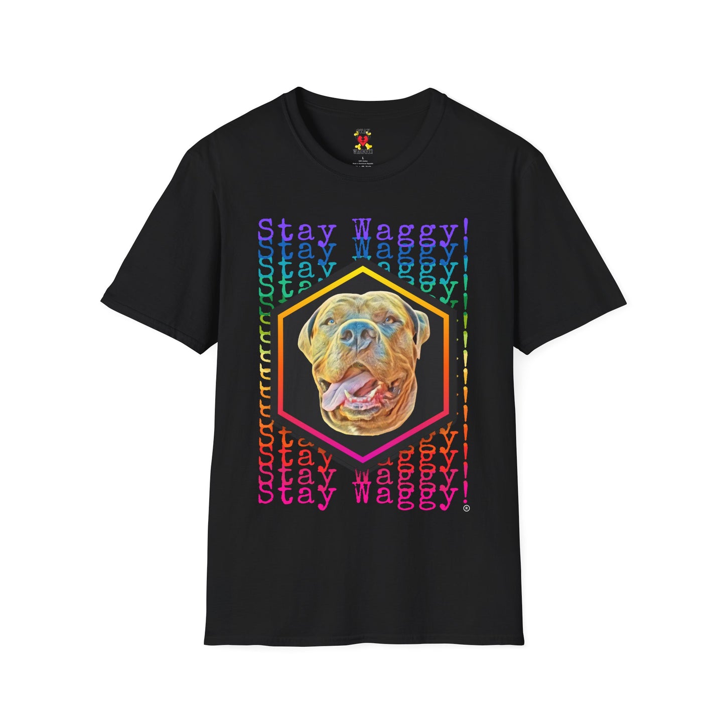 Rainbow Dog Lover T-Shirt - Stay Waggy!