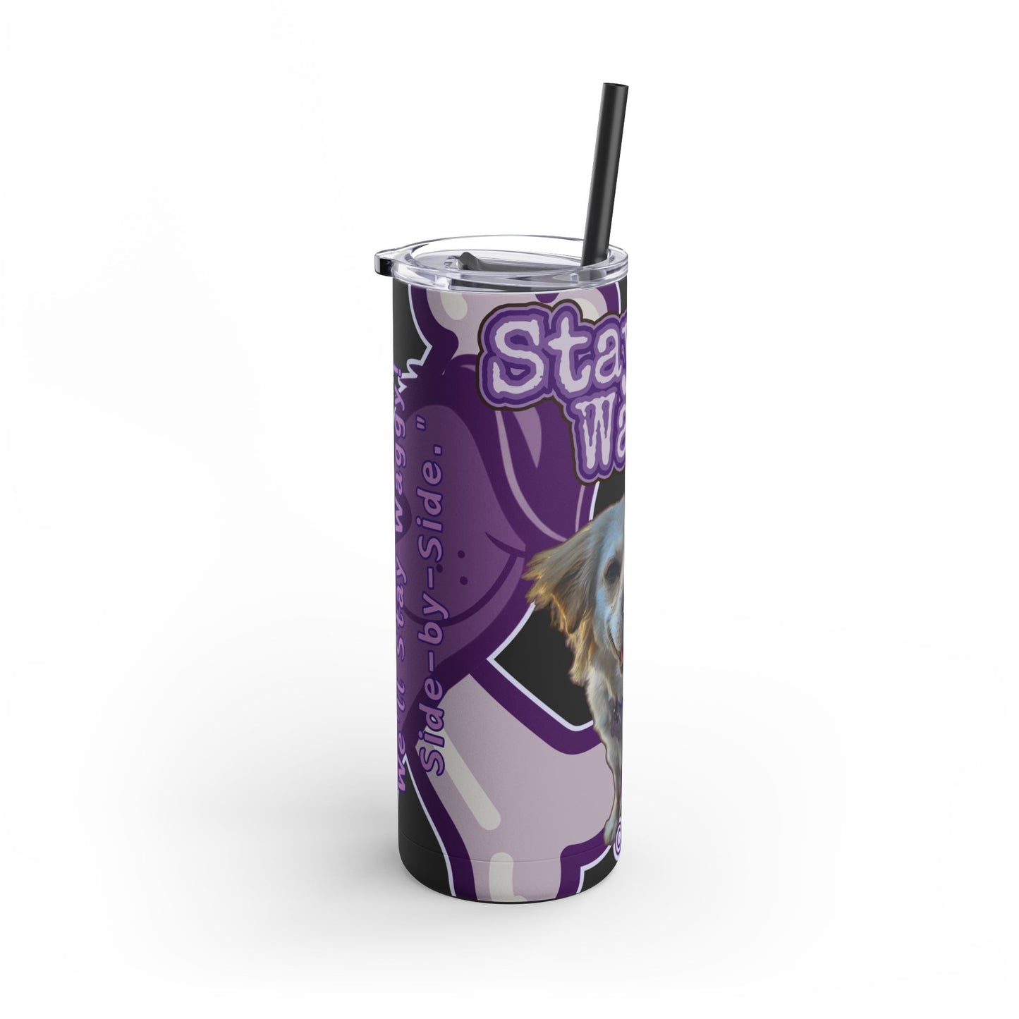 Stay Waggy! Super Cute Rescue Pup Tumbler