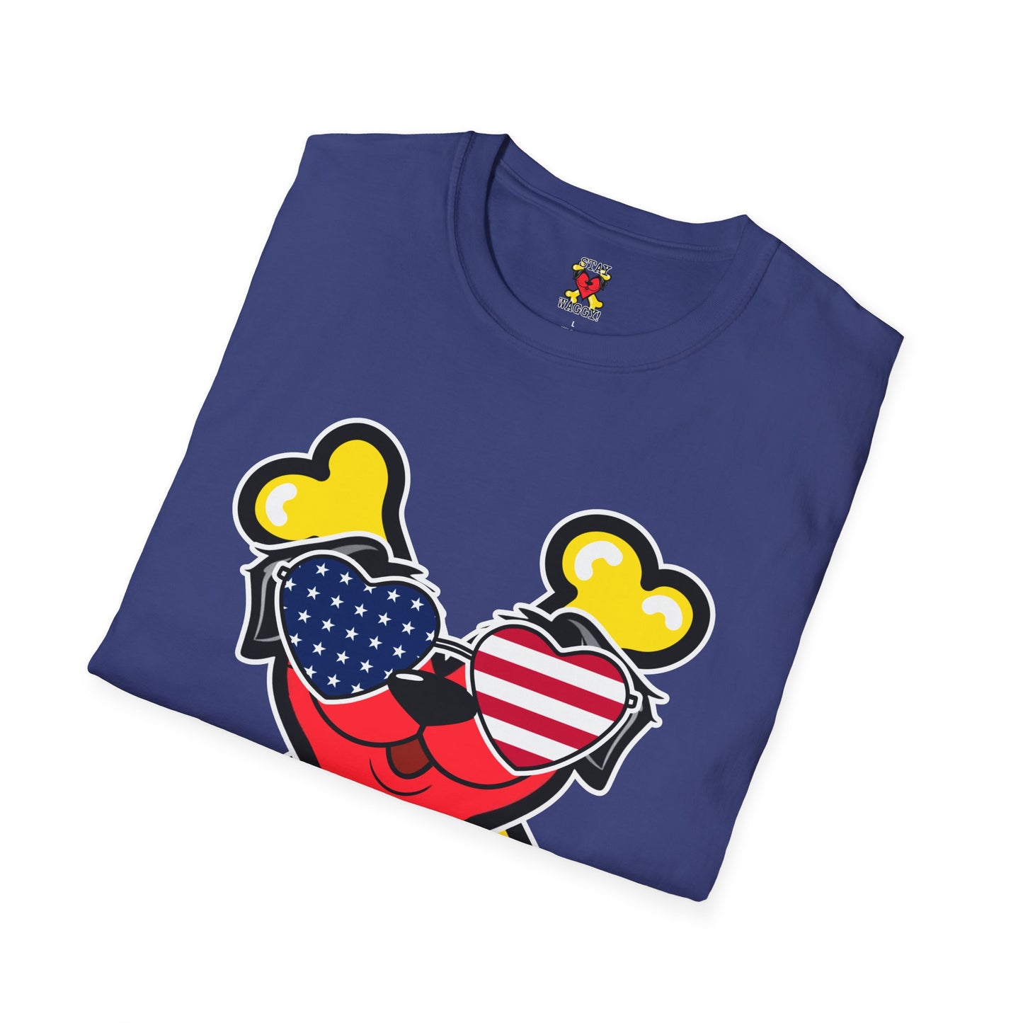 Patriotic Dog Lover Tee - Stay Waggy!