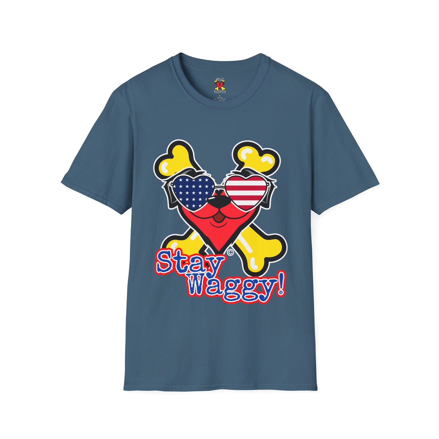 Patriotic Dog Lover Tee - Stay Waggy!