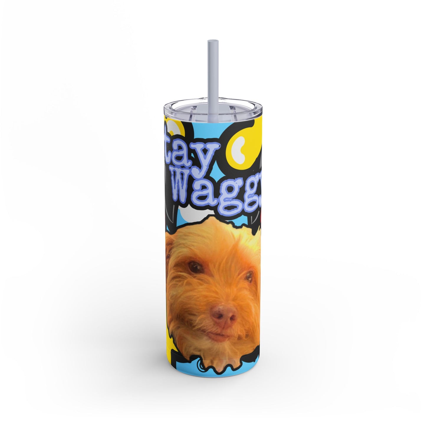 Yorkie Tumbler/Mug - Stay Waggy!
