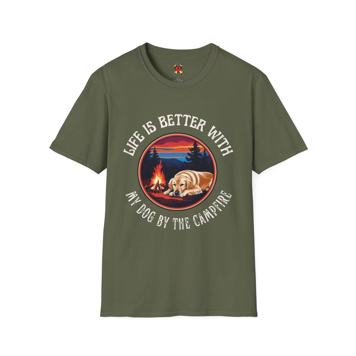 Camping is better with my Dog T-Shirt - Stay Waggy!