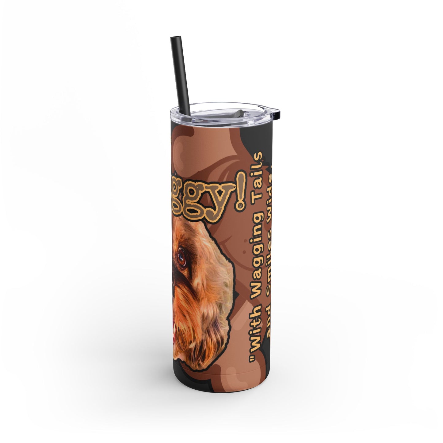 Cute Mutt Tumbler - Stay Waggy!