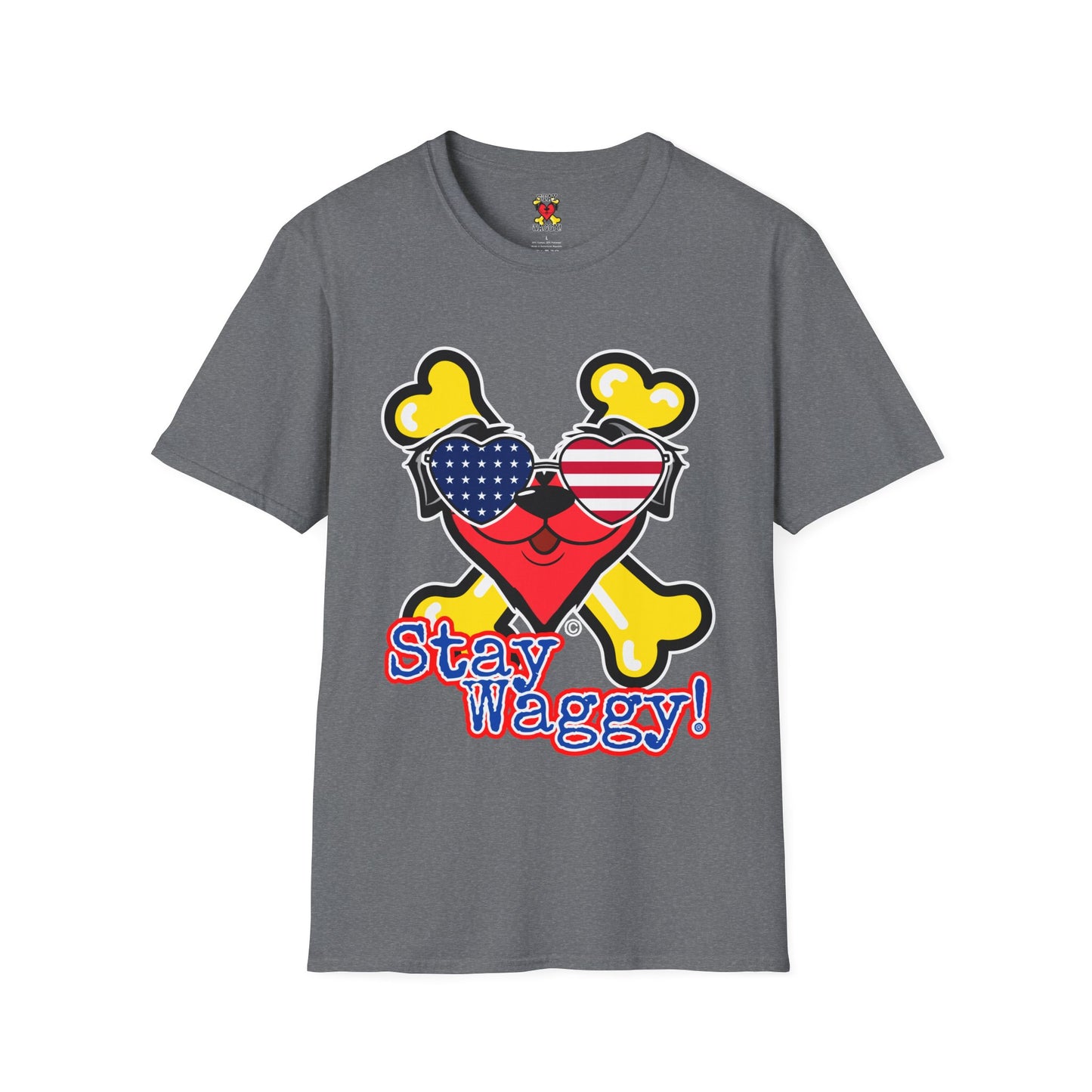 Patriotic Dog Lover Tee - Stay Waggy!