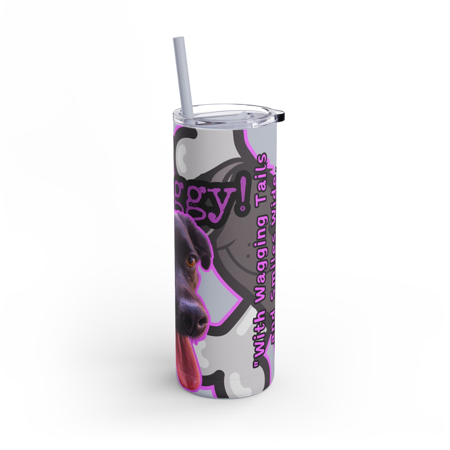 Cute Lab Mix Tumbler/ Mug - Stay Waggy!