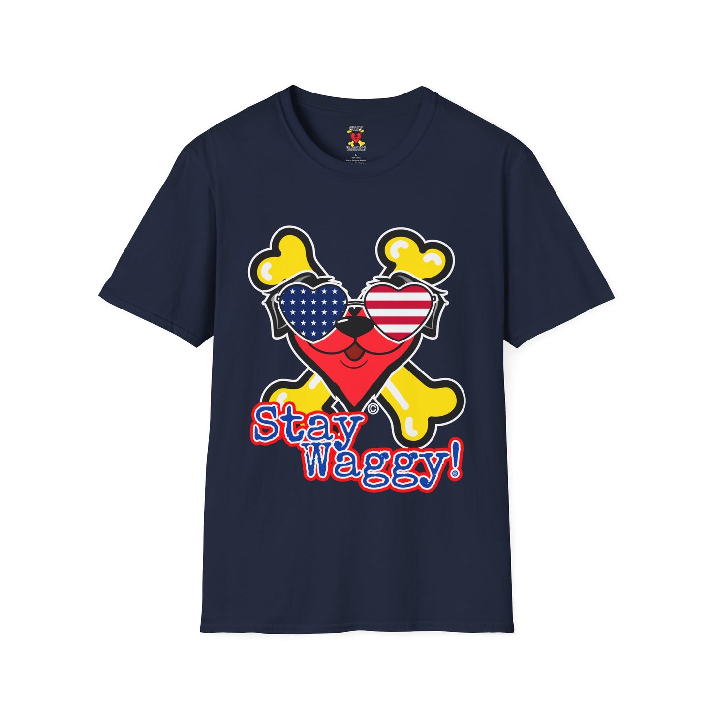 Patriotic Dog Lover Tee - Stay Waggy!
