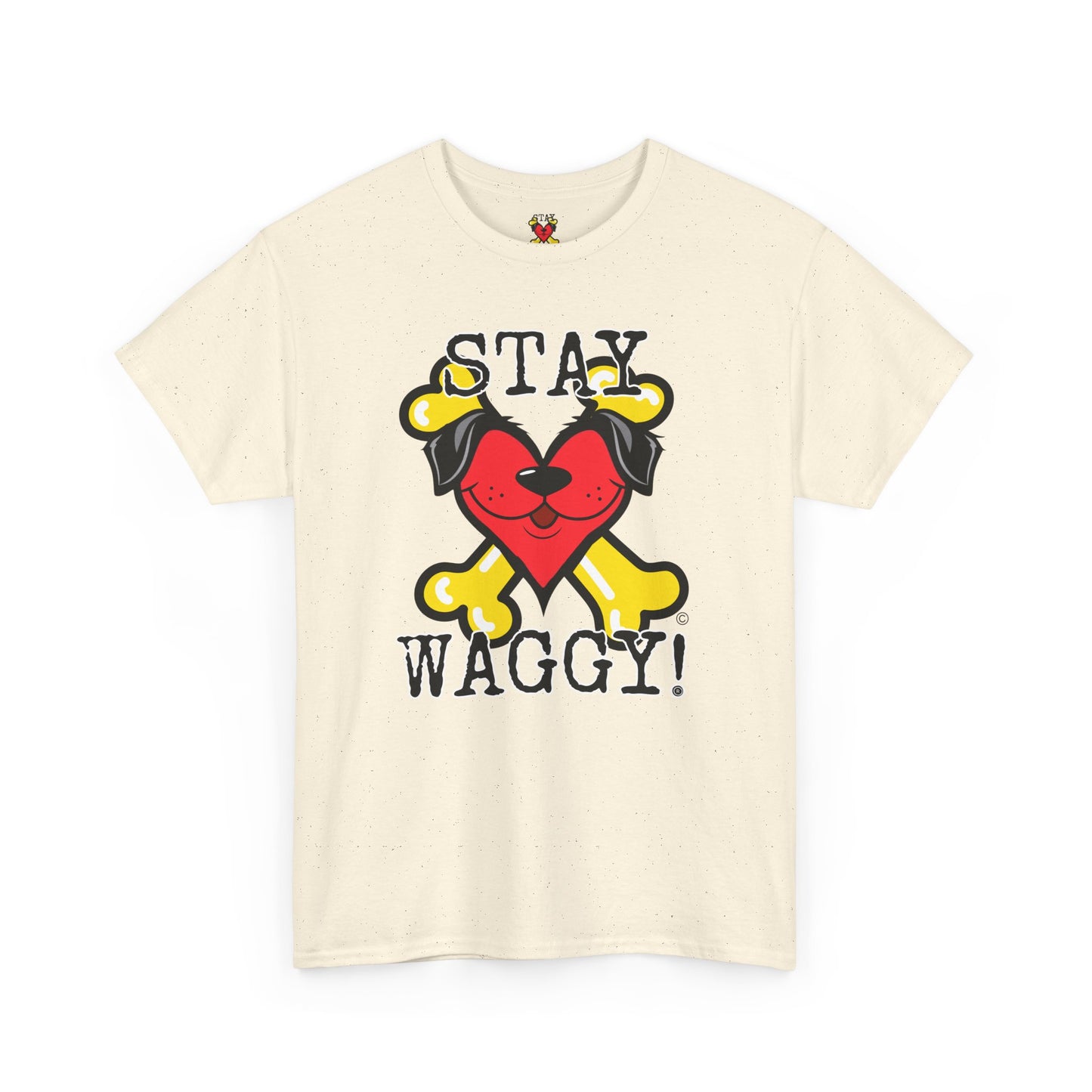 Stay Waggy! Logo T-Shirt for Dog Lovers