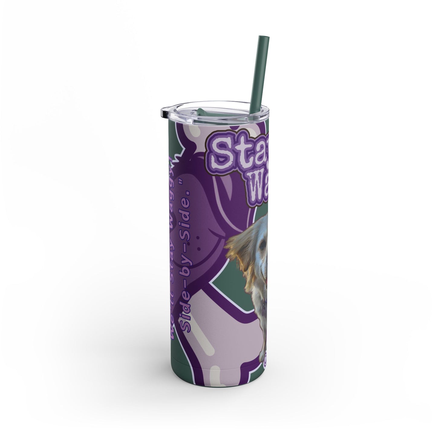 Stay Waggy! Super Cute Rescue Pup Tumbler