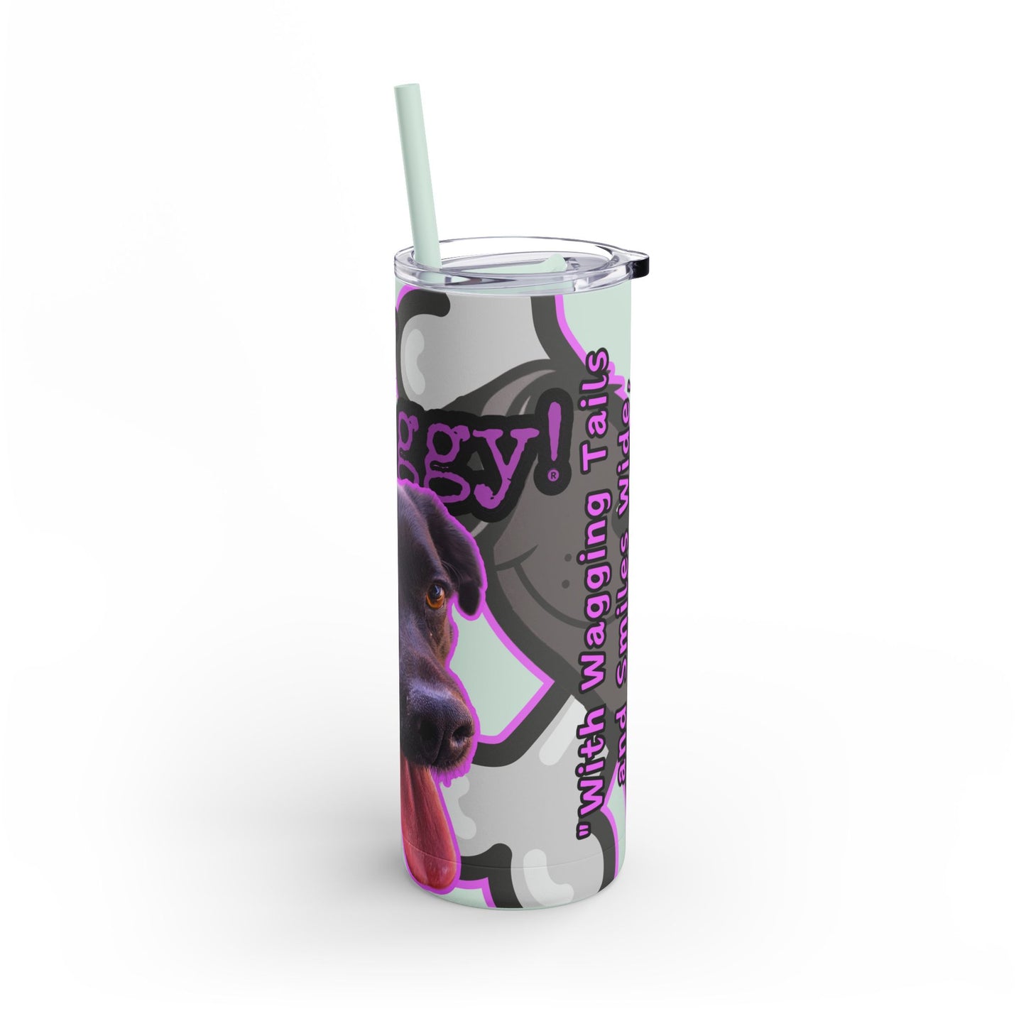 Cute Lab Mix Tumbler/ Mug - Stay Waggy!