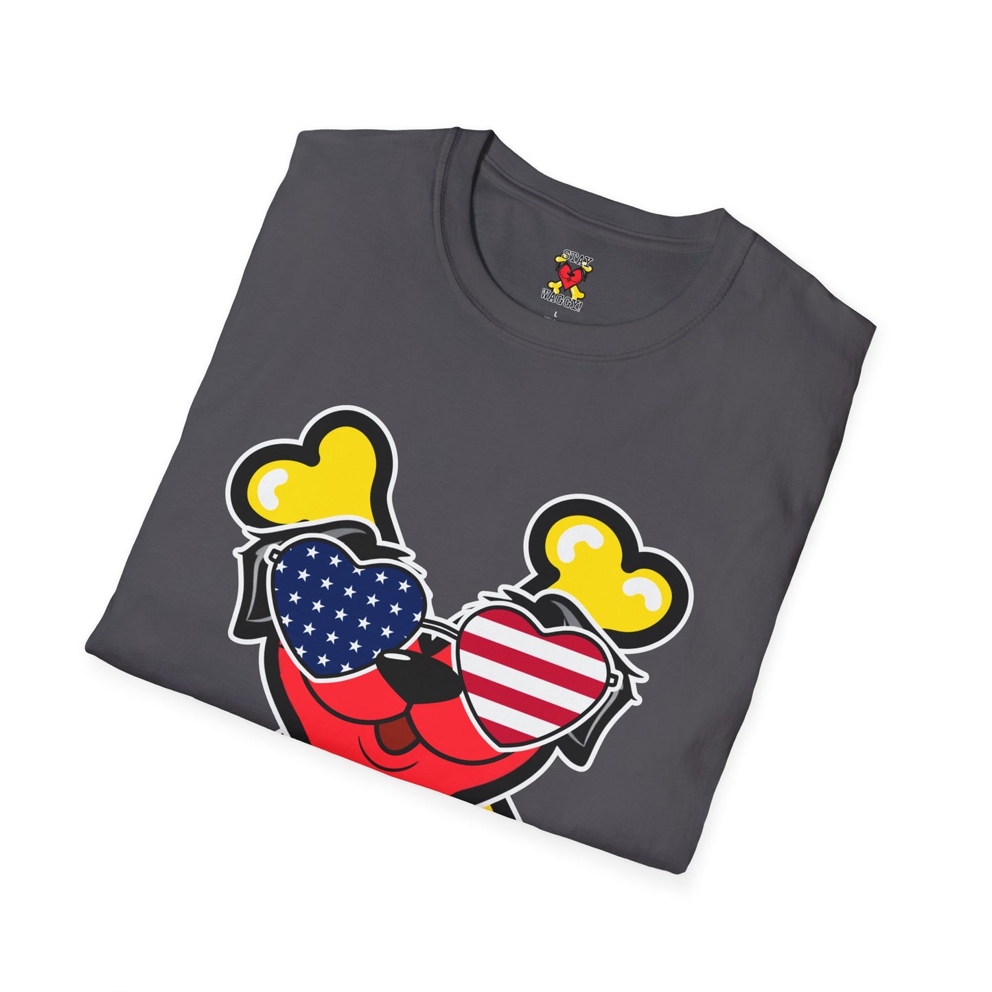 Patriotic Dog Lover Tee - Stay Waggy!