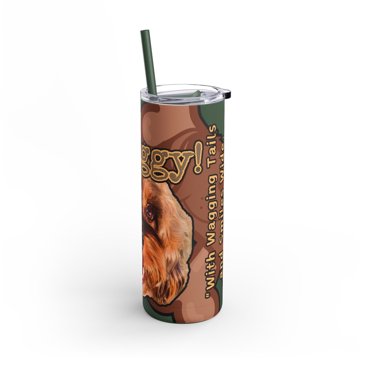 Cute Mutt Tumbler - Stay Waggy!